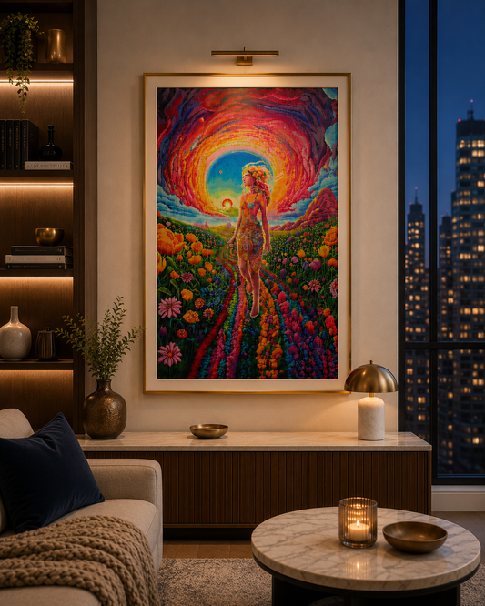 Rainbow Flower Path